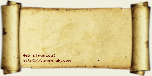 Daniel Stojmenović vizit kartica